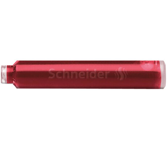 Inktpatroon Schneider din rood doos à 6 stuks