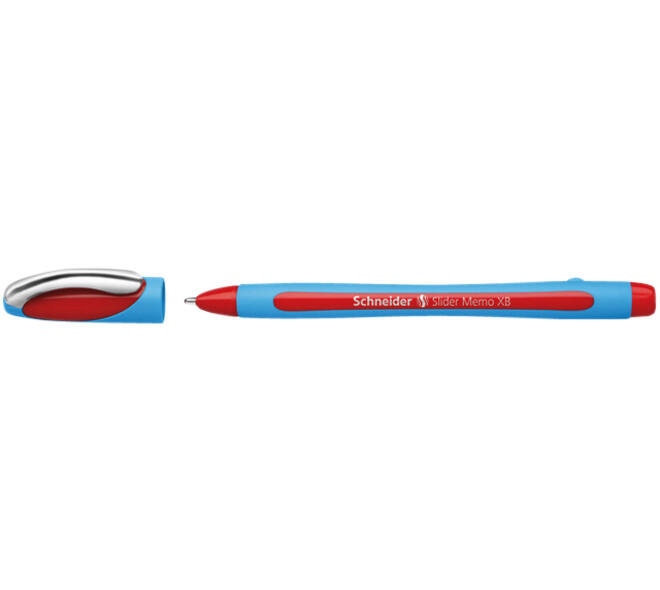 Balpen Schneider Slider Memo extra breed rood
