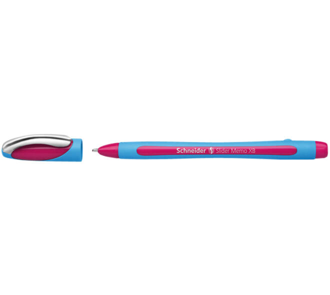 Balpen Schneider Slider Memo extra breed roze