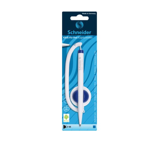 Baliebalpen Schneider klick-fix medium blauw blister à 1 stuk
