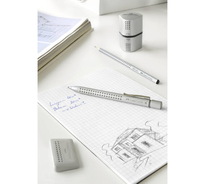 Puntenslijper Faber-Castell 2001 trio grip zilver