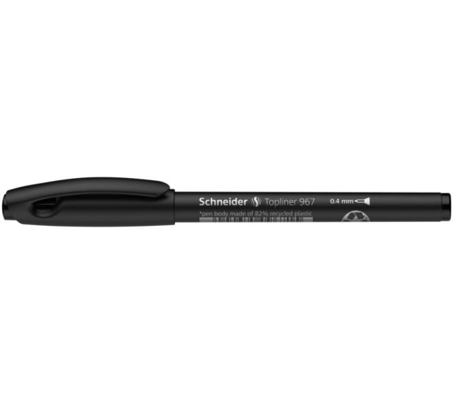 Fineliner Schneider Topliner 967 0.4mm zwart
