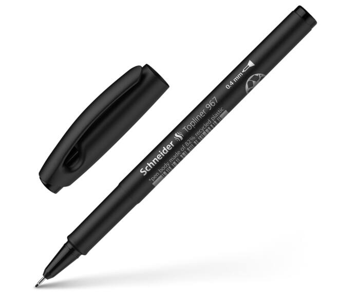 Fineliner Schneider Topliner 967 0.4mm zwart