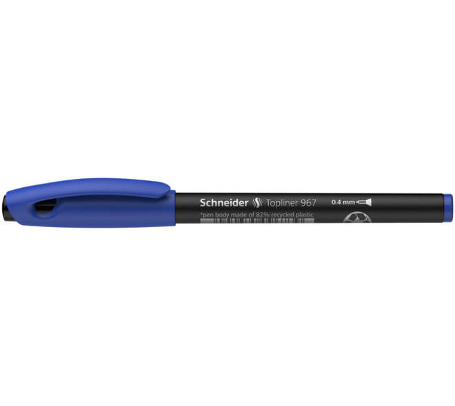 Fineliner Schneider Topliner  967 0.4mm blauw