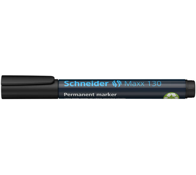 Permanent marker Schneider Maxx 130 rond 1-3mm zwart