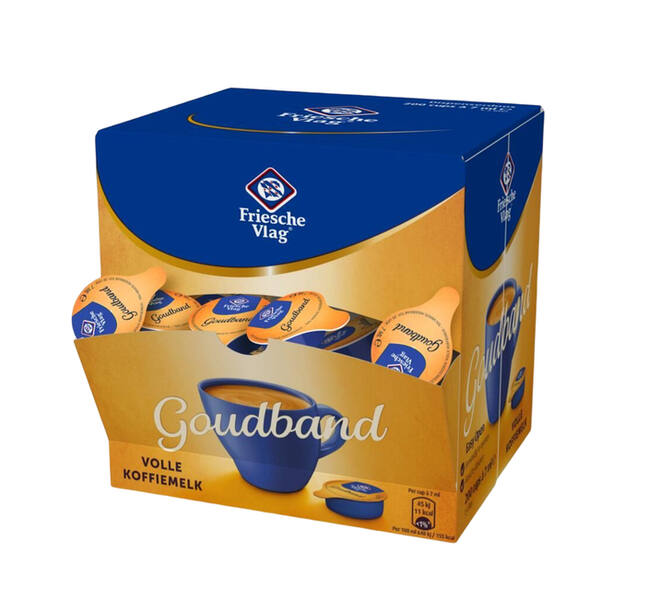 Koffiemelk Friesche Vlag goudband 7 ml 200 cups
