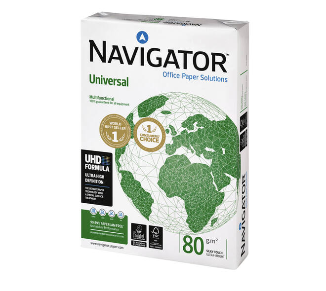 Kopieerpapier Navigator Universal A4 80gr wit 500 vel