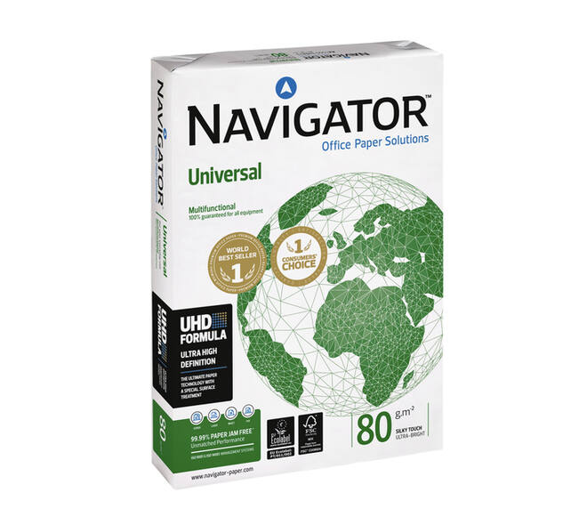 Kopieerpapier Navigator Universal A4 80gr wit 500 vel