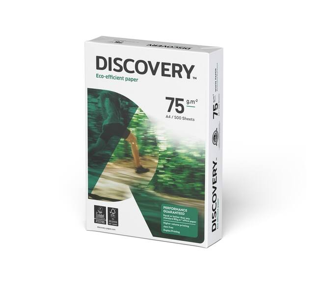 Kopieerpapier Discovery A4 75gr wit 500 vel