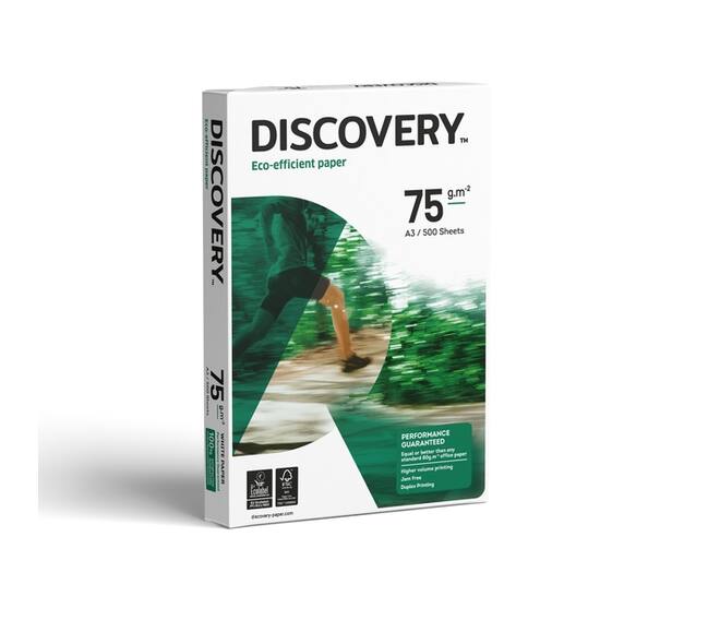 Kopieerpapier Discovery A3 75gr wit 500 vel