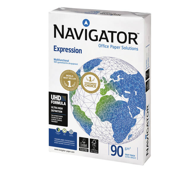 Kopieerpapier Navigator Expression A4 90gr wit 500 vel