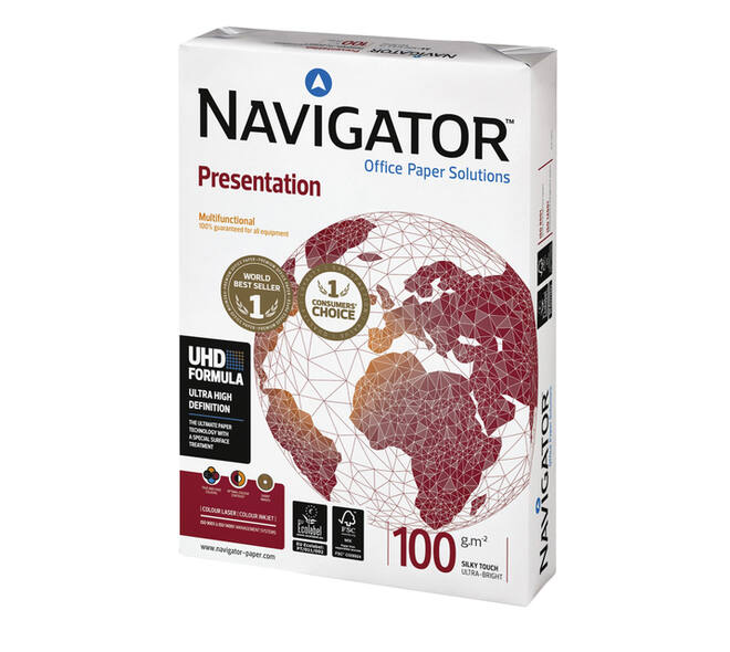 Kopieerpapier Navigator Presentation A3 100gr wit 500 vel