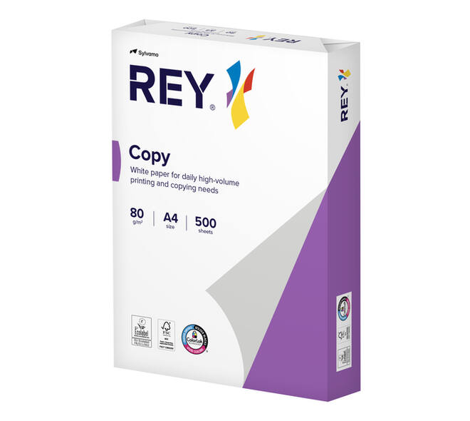 Kopieerpapier Rey Copy A4 80gr wit 500 vel