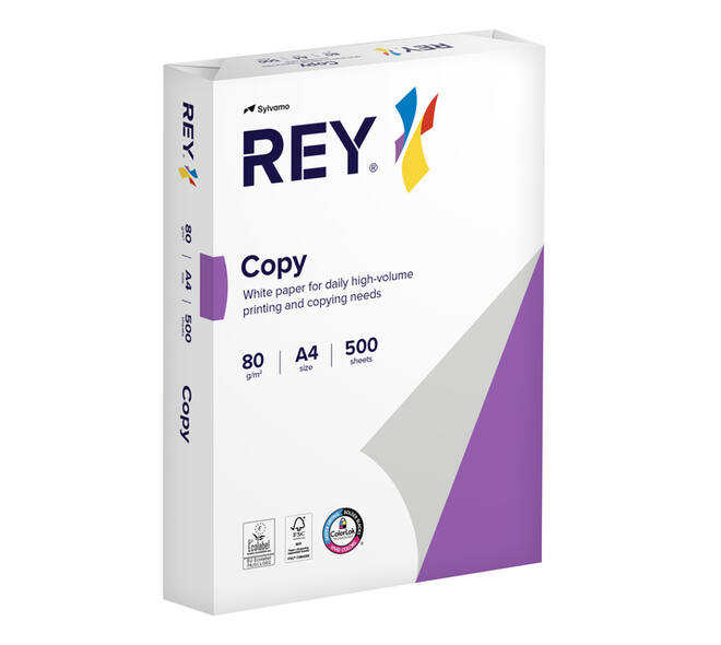 Kopieerpapier Rey Copy A4 80gr wit 500 vel