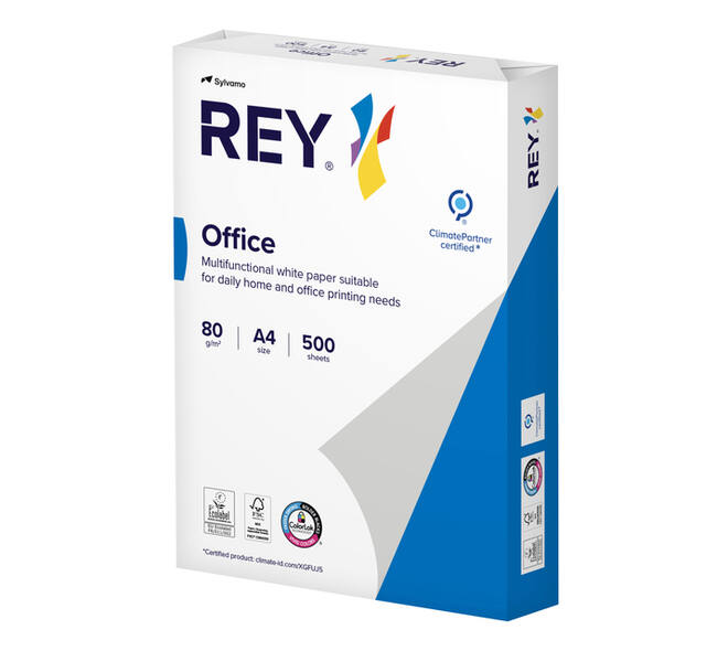 Kopieerpapier Rey Office A4 80gr wit 500 vel