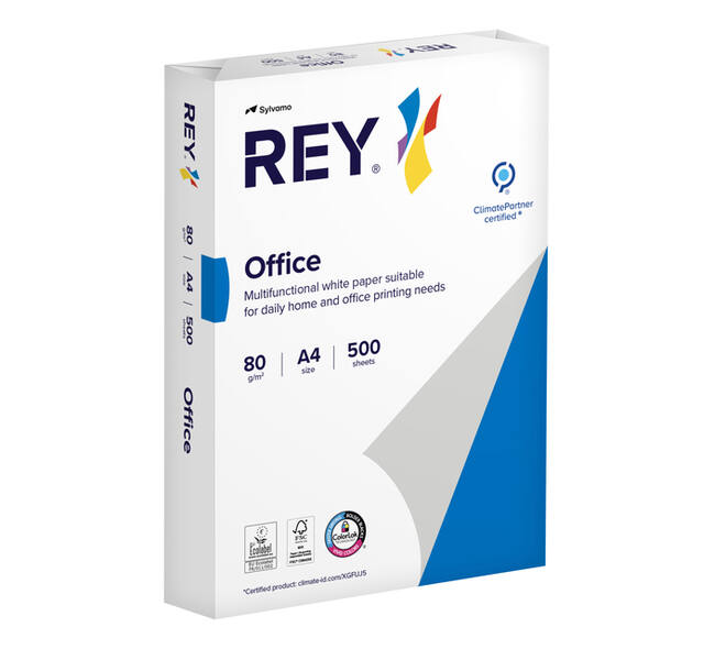 Kopieerpapier Rey Office A4 80gr wit 500 vel