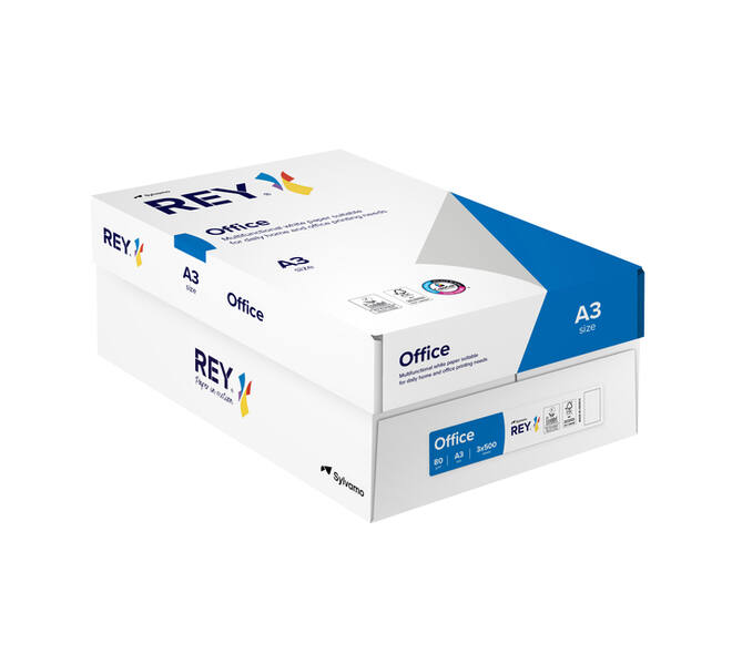 Kopieerpapier Rey Office A3 80gr wit 500 vel