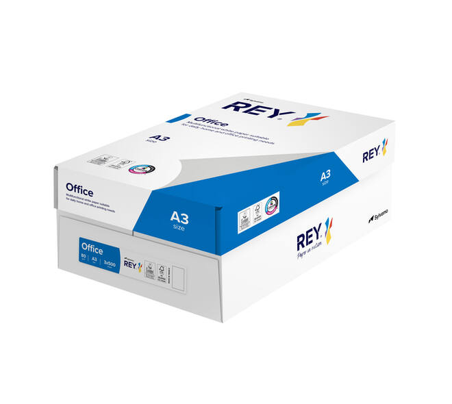 Kopieerpapier Rey Office A3 80gr wit 500 vel
