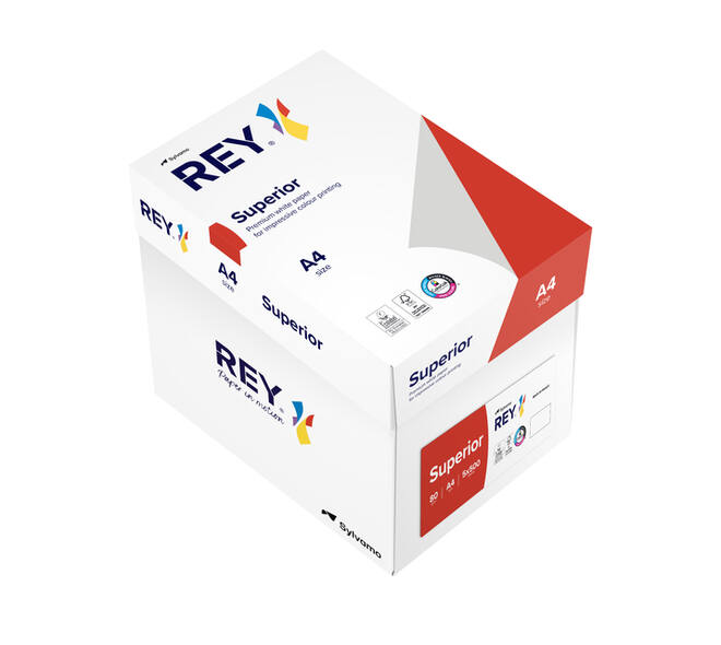 Kopieerpapier Rey Superior A4 80gr wit 500 vel