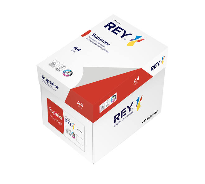 Kopieerpapier Rey Superior A4 80gr wit 500 vel