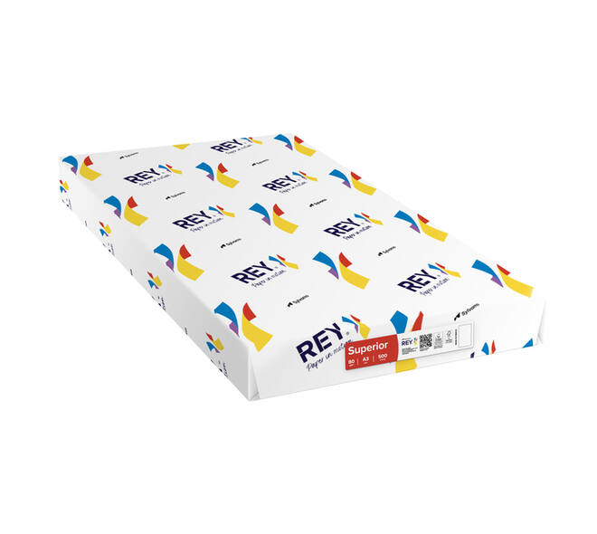 Kopieerpapier Rey Superior A3 80gr wit 500 vel