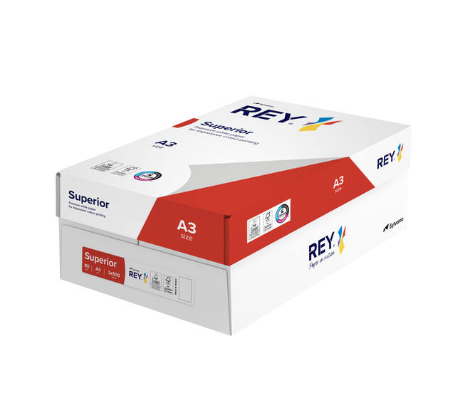 Kopieerpapier Rey Superior A3 80gr wit 500 vel