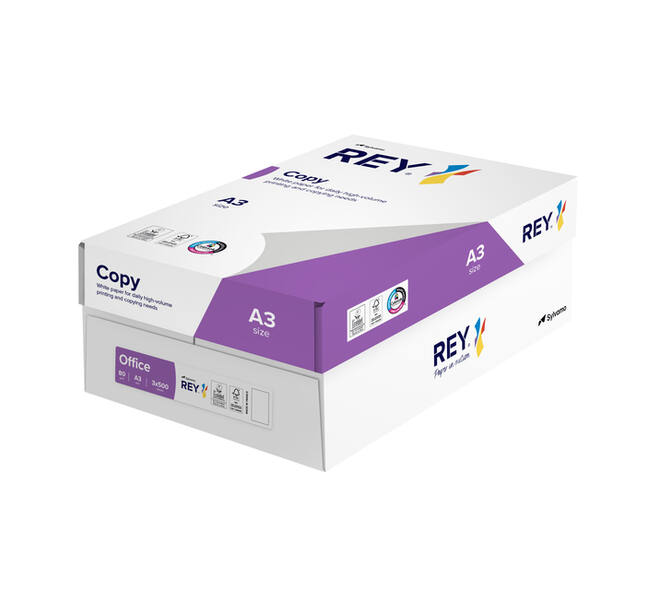 Kopieerpapier Rey Copy A3 80gr wit 500 vel