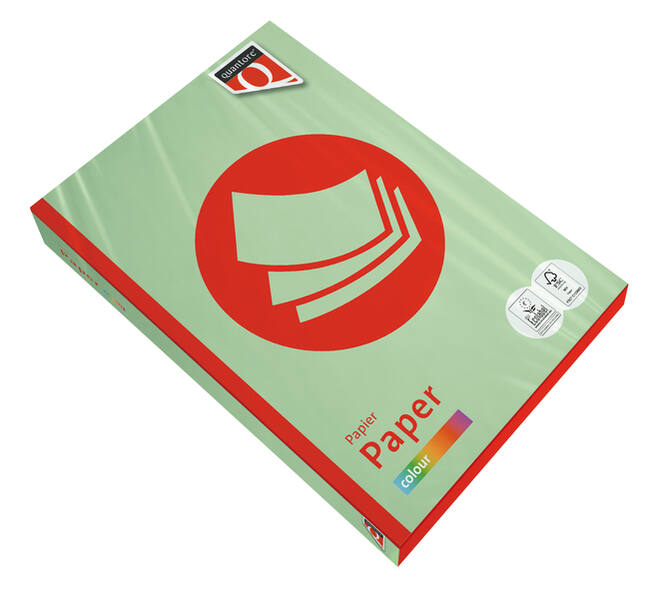 Kopieerpapier Quantore Colour A3 120gr appelgroen 250 vel