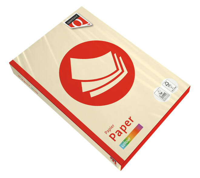 Kopieerpapier Quantore Colour A4 120gr ivoor 250 vel