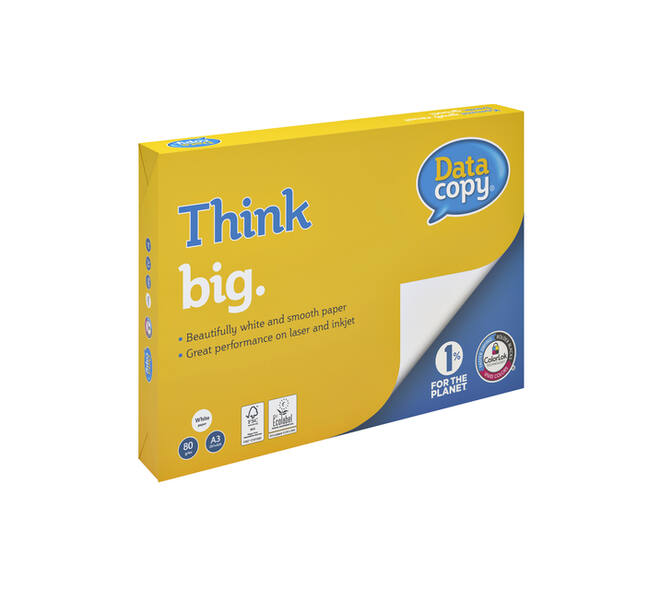 Kopieerpapier Datacopy A3 80gr wit 500 vel