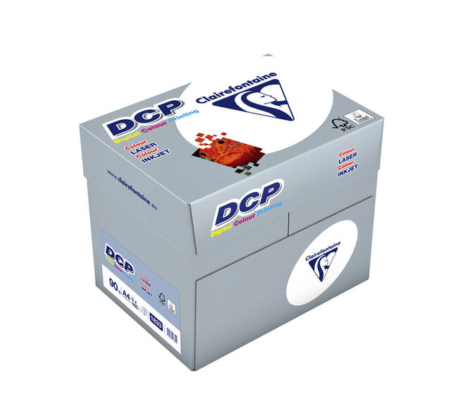 Laserpapier Clairefontaine DCP A4 90gr wit 500 vel