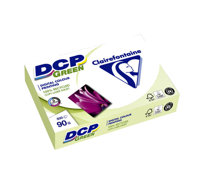 Laserpapier Clairefontaine DCP Green A4 90gr wit 500 vel