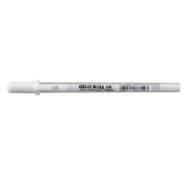 Gelschrijver Sakura Gelly Roll Classic 08 wit