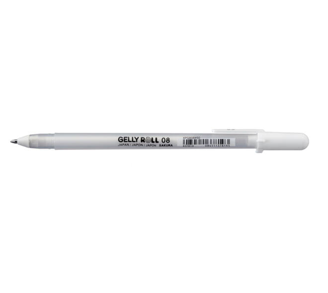 Gelschrijver Sakura Gelly Roll Classic 08 wit