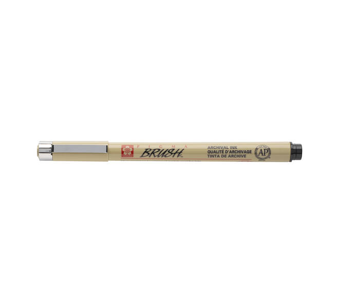 Brushpen Sakura Pigma Brush zwart