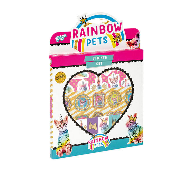 Stickerset Totum Rainbow Pets