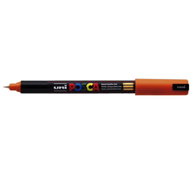 Paintmarker Uni POSCA PC1MR extra fijn donkeroranje