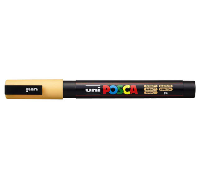 Paintmarker Uni POSCA PC3M fijn abrikoos