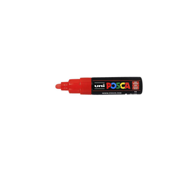 Paintmarker Uni POSCA PC7M breed rood