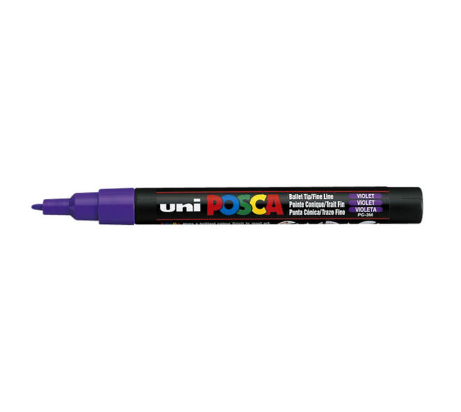Paintmarker Uni POSCA PC3M fijn paars