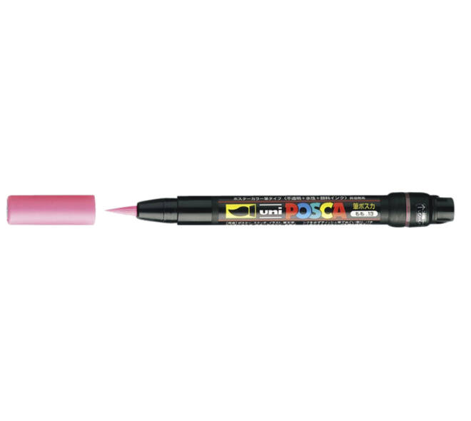 Paintmarker Uni POSCA PCF350 Brush 1-10mm rood