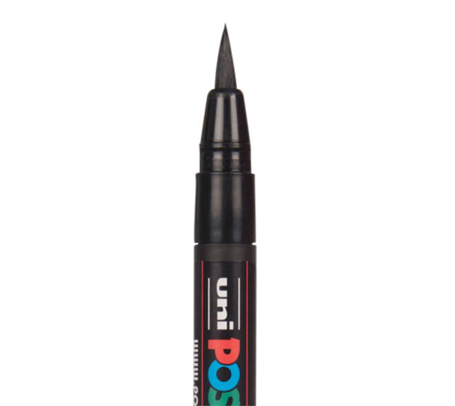 Paintmarker Uni POSCA PCF350 Brush 1-10mm rood