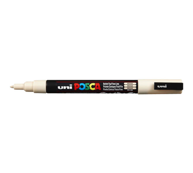 Paintmarker Uni POSCA PC3M fijn beige