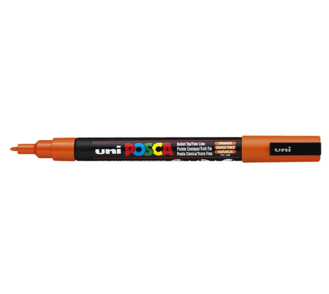 Paintmarker Uni POSCA PC3M fijn donkeroranje