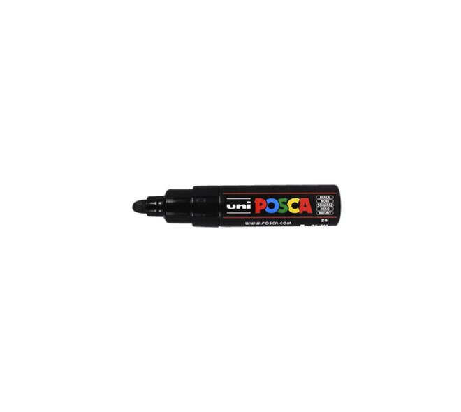 Paintmarker Uni POSCA PC7M breed zwart