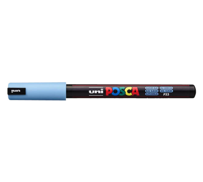 Paintmarker Uni POSCA PC1MR extra fijn ijsblauw