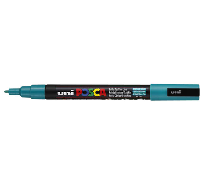 Paintmarker Uni POSCA PC3M fijn smaragdgroen