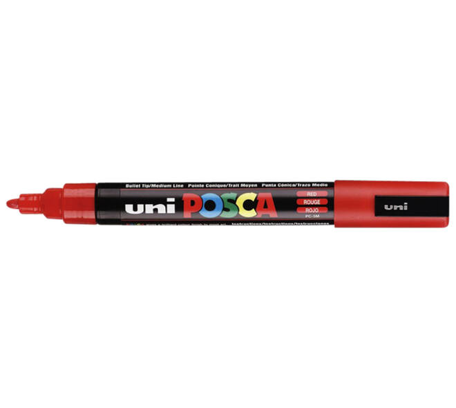 Paintmarker Uni POSCA PC5M medium rood