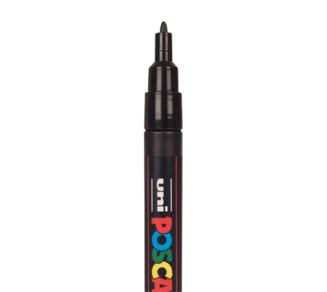 Paintmarker Uni POSCA PC3M fijn bruin