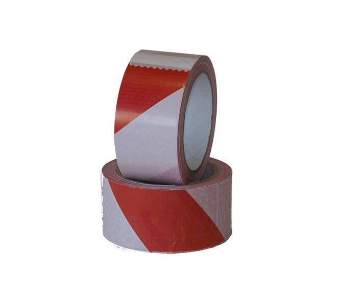 Waarschuwingstape IEZZY 50mmx66m rood/wit